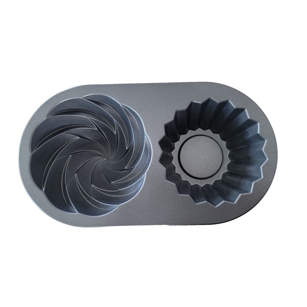 NORDIC WARE USA Cute Cupcake Pan Giant Cupcake 2.4 litre 6 Cups Baking Tin Cake